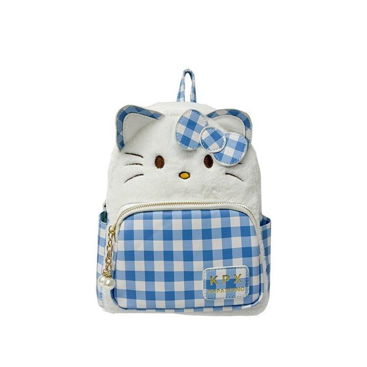 Schoolbag Girl Cute Plush Bag Soft Cute Trendy Backpack Girl Large Capacity Versatile Primary School Bag KT Cat Backpack