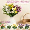 Allwetter-Künstliche Gänseblümchen, UV-beständiges Fake-Bouquet für den Außenbereich, für Garten, Veranda, Blumenkasten