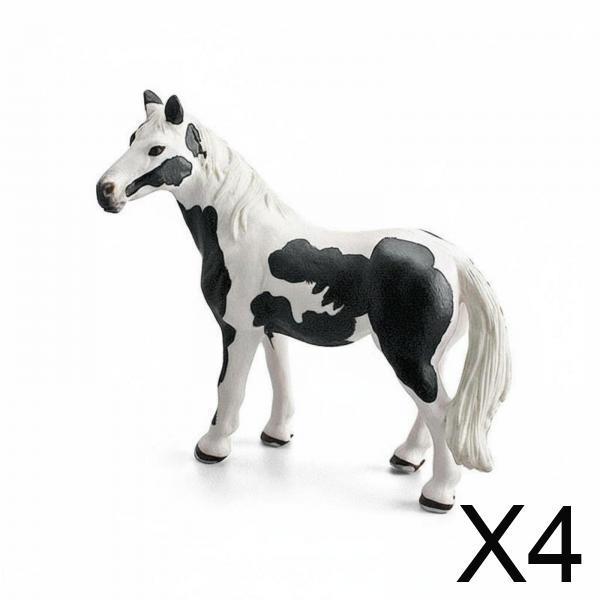 3 Pieces Mare Figures Horse Statue Model Collectible Educational Toy Defined Textures Careful