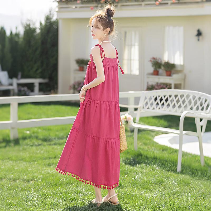 Cypress Home Resort Style Patchwork Midi Cami Dress