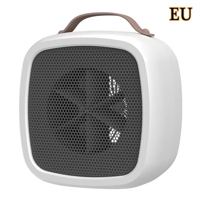 500W Mini Portable Heaters Desktop Mutes Fast Heating Warmer Fan PTC-Ceramic Warm Air Heaters for Indoor Office Winter