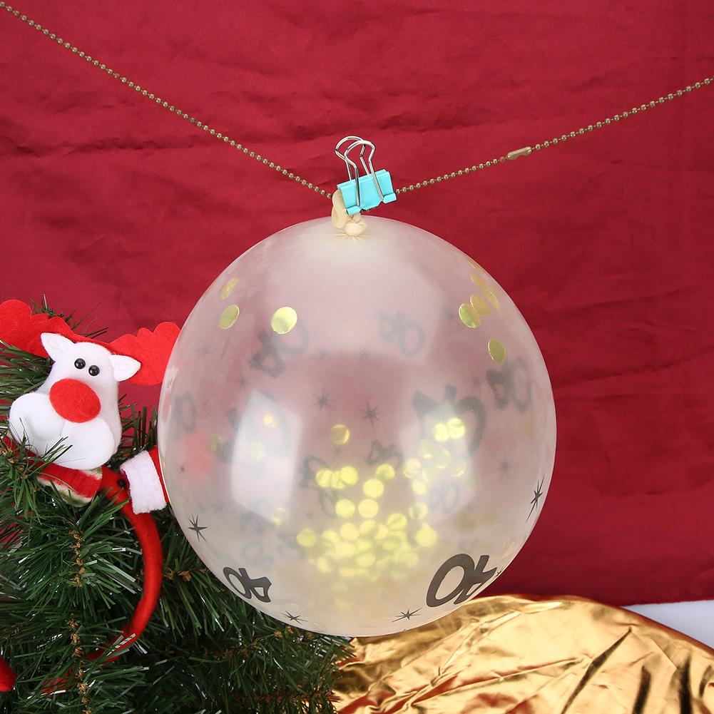 10Pcs Latex Transparent Balloon with Nnumber 40 Pattern for Birthday Party Wedding Anniversary Decorate