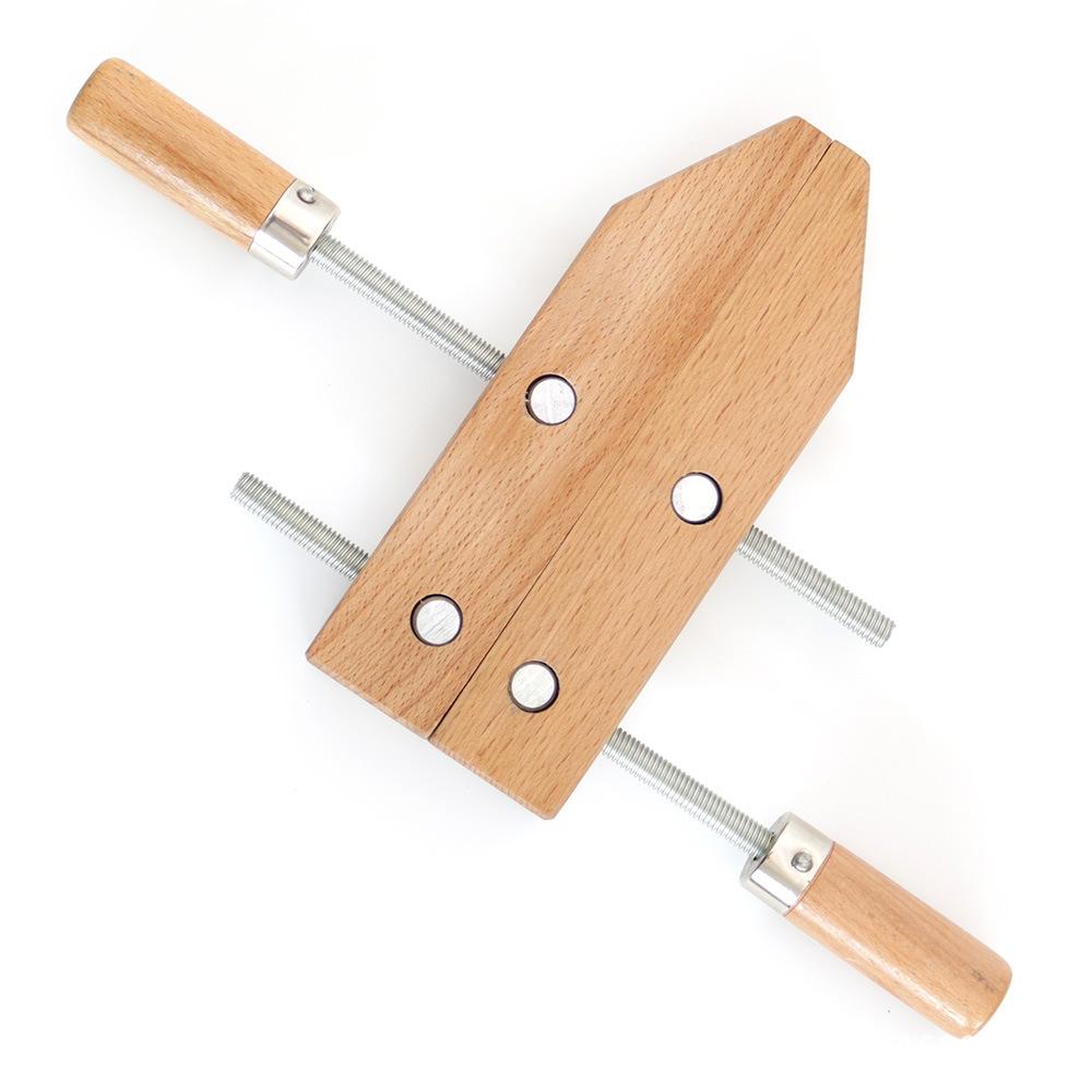 1Pc 8/10inch Wood Hand Screw Clamp Adjustable Handscrew Woodworking Parallel Clamp Tool