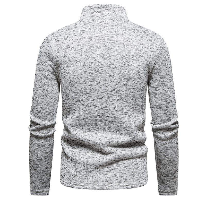 Autumn Men's Zipper Sweatshirt Stand Collar Lightweight Casual Sport Cardigan Comfortable Daily Hoodies