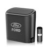 New style hidden Vehicle Garbage Dust Case Plastic Pressing Square Trash Can Sticker For Ford Fiesta EcoSport ESCORT focus 1
