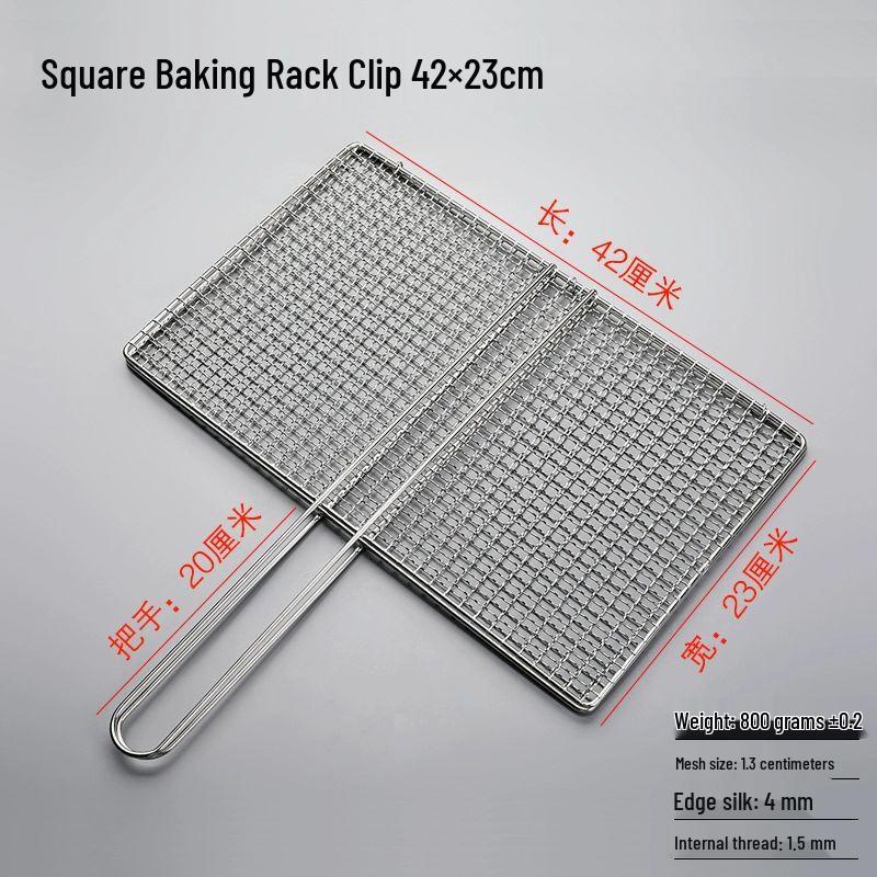 Stainless Steel BBQ Grill Clip Net
