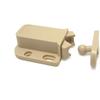 Waki Sangyo SK Latch Earthquake-Resistant Latch for Shelves and Doors, One-Push Type, for Hinged Doors, Ivory
