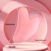 Rose Quartz Heart-Shaped Facial Massage Set with Dual-Head Roller & Board