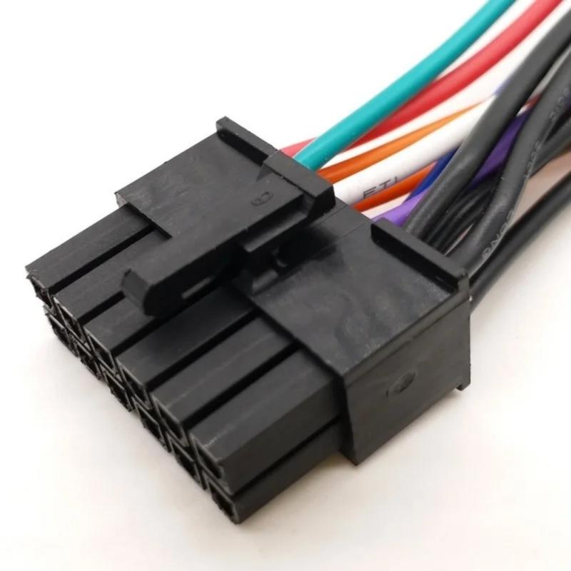 24Pin To 12Pin Main Power Supply Adapter Cable Replacement For Q77 B75 A75 Q75 Desktop Computer Mainboard