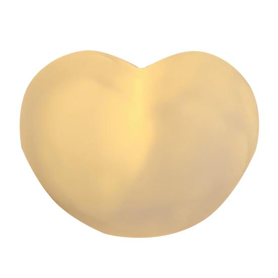 Atmosphere Lamp Eye-catching Heart-shaped Night Light Creative Vinyl for Children