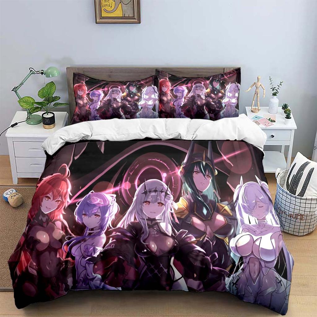 Hot Game Characters Nikke Goddess of Victory Bedding Sets Bed Supplies Set Duvet Cover Bed Comforter Set Bedding Set Luxury Gift
