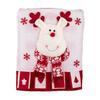 Weihnachts-Stuhlhussen Santa Schneemann Rentier Design Feiertag Festlich Heimdeko Weihnachtsfeier Ornament Einzigartige Weihnachtsdeko Geschenk