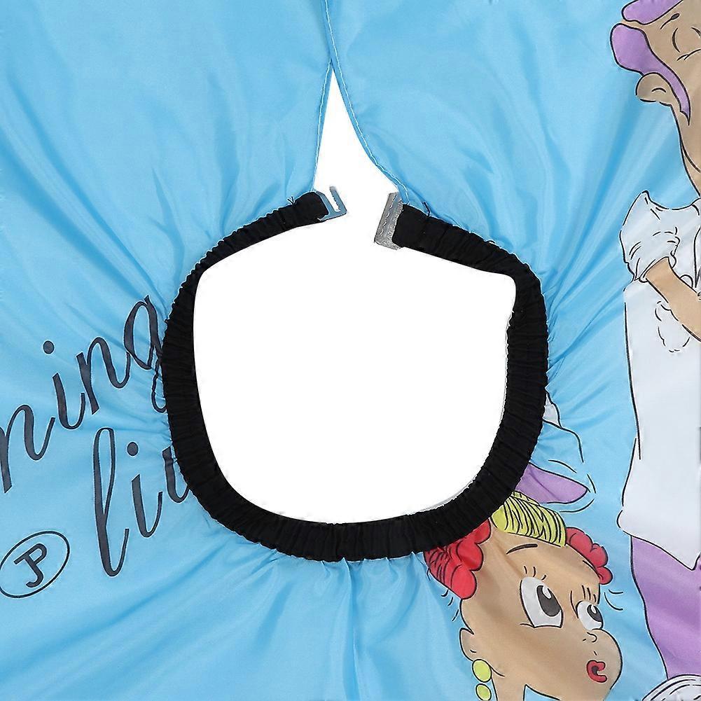 Children Cute Hairdressing Gown Cape Barber Shop Cartoon Hair Cutting Dyeing Apron