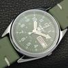 VINTAGE REFURBISHED SEIKO 5 AUTOMATIC 6309A JAPAN MENS GREEN WATCH a441695-1 Sk-a441695