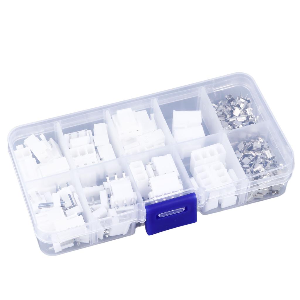 Kit conectori VH3.96 120 BUC 2P‑4P Carcasă 3.96MM Ștecher Pin Drept Soclu Bloc Terminal cu Șurub Conne