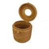 Round Toilet Paper Dispenser Rattan Towel for Bathroom, Home, Hotel and Office | Towel Box