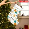 Christmas Decoration Fireplace Hanging Stocking 1pc Floral Christmas Stocking Ornament Suitable for Christmas,