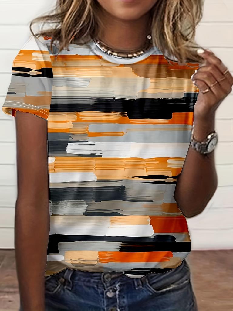 2026 New Summer Women's Wear Japanese Beauty Printed Ladies T-shirt Round Neck Short Sleeve Street Casual Daily Basic Tops