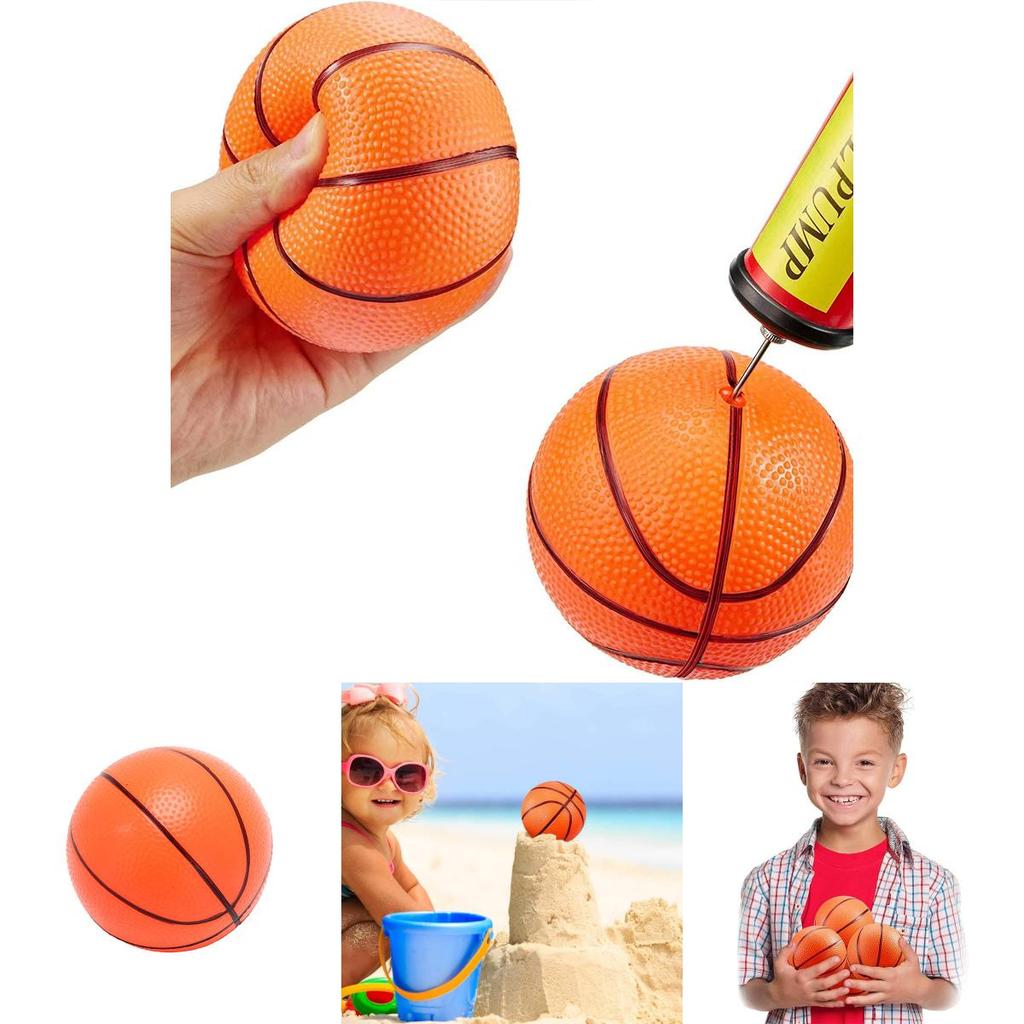 10cm Mini Inflatable Pvc Basketball Toddler Kindergarten Indoor Outdoor Interactive Play Toy Ball