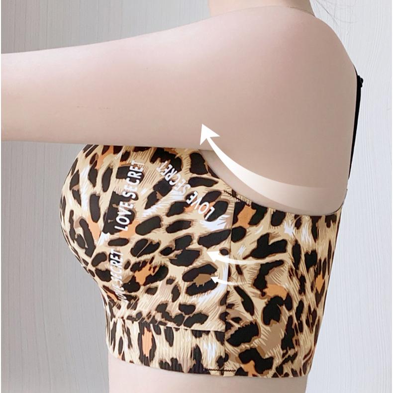 Large Size Bra for Women Without Steel Rings Simple Letter Shoulder Strap Bra for Women Push Up Bra
