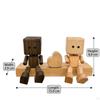 Car Dashboard Statue Shaking Feet Wooden Doll Couple Cars Ornaments Vehicle