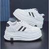 Autumn Platform White Shoes Women's New Small Height Increase Versatile Sports Muffin Shoes Casual Board Shoes