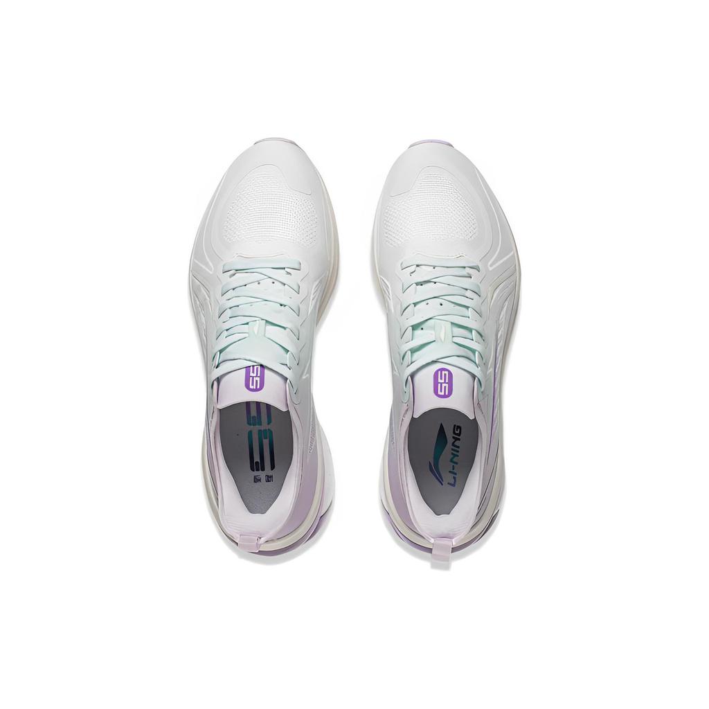 New LiNing WuShi 5S 3.0 Rebound Low Top Running Shoes Women's Mist White ARST050-5