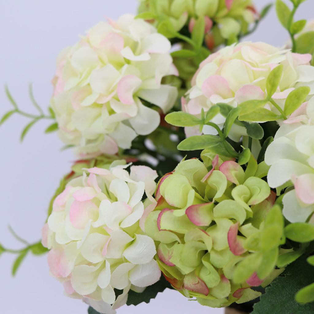 Aritificial Flowers 9 Head Bouquet Decorations