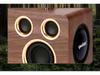 High-Quality Wooden Wireless Bluetooth Speaker with Card Slot for Home Audio & High Power K-Song Experience