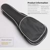 UK Waterproof Cotton Ukulele Bag, Single-Layer with White Edge, Professional Oxford Design
