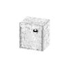 Elegant Wavy Wall-Mounted Cotton Pad and Makeup Storage Box