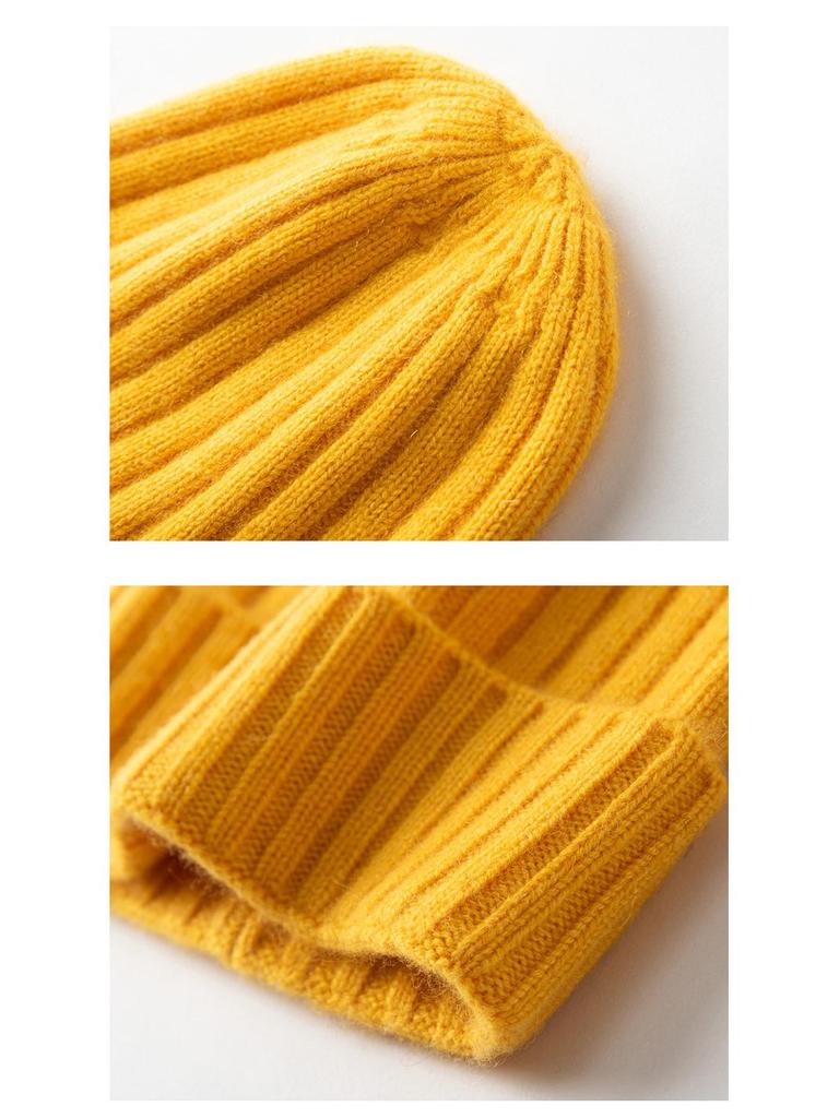 Kids' Trendy Cashmere Knit Hat: Spring & Autumn Style for Boys & Girls
