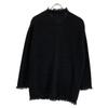 ADAWAS ADWS-201-76 Black knit tweet jacket Jacket F blackUsed