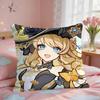 Navia Genshin Impact Cushion Cover Square Short Plush Pillow Case Living Room Sofa Home Decor Funda X
