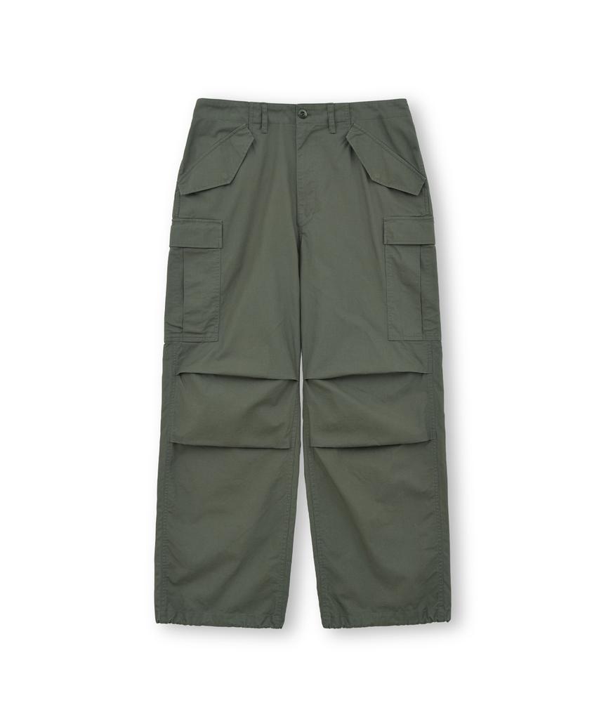 Beulaunyadeu 23Fw Military Field Pants, Olive