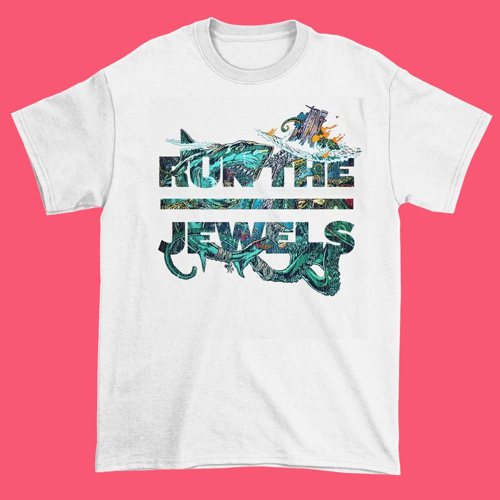 

Rare Run The Jewels Shark Hip Hop Gift for Fan White Men S-234XL T-shirt BL036 Unisex T-Shirt M