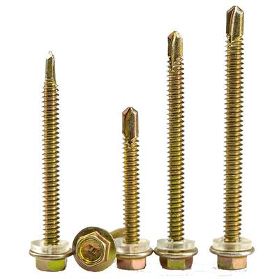 Yongli Shang Color Zinc Plated External Hex Self-Drilling Screws