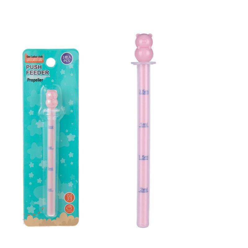 Dora Dora Baby Cartoon-Shaped Medicine Feeder, Upgrade Version, Push-Type with Scale 6212