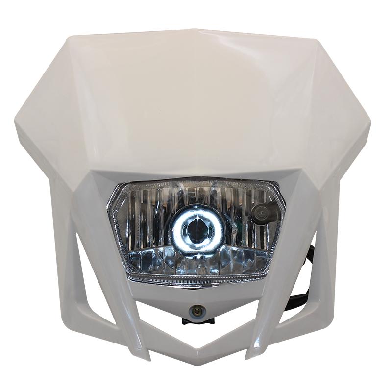 For Honda XR 250 CRF 450 Yamaha WR Motorcycle Headlight Plate Enduro Dirt Bike Accessories Kawasaki Suzuki Motocross Headlamp