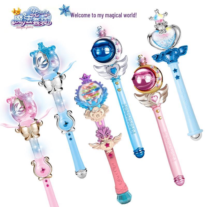 

Flower Fairy LED Light-Up Magic Wand Princess Toy for Girls