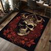 1Pc Skull Rug - Home Carpet Office Decorative Carpet For Living Room Bedroom Door Mat Floor Rug Computer Chair Area Rug