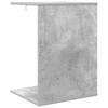 Side Table Concrete Grey 45 x 40 x 62.5 cm Engineered Wood