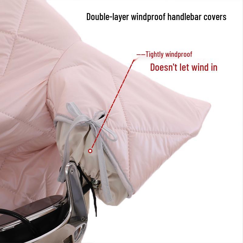 All-Season Electric Vehicle Windshield Cover: Universal Sun & Rain Protection, Waterproof, Thickened for Winter, Ideal for Motorcycles