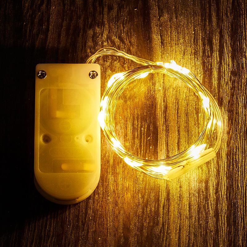 2032 Button Battery Copper Wire Star Lights for Christmas, Holiday, Gift Box, and Bouquet Decoration.