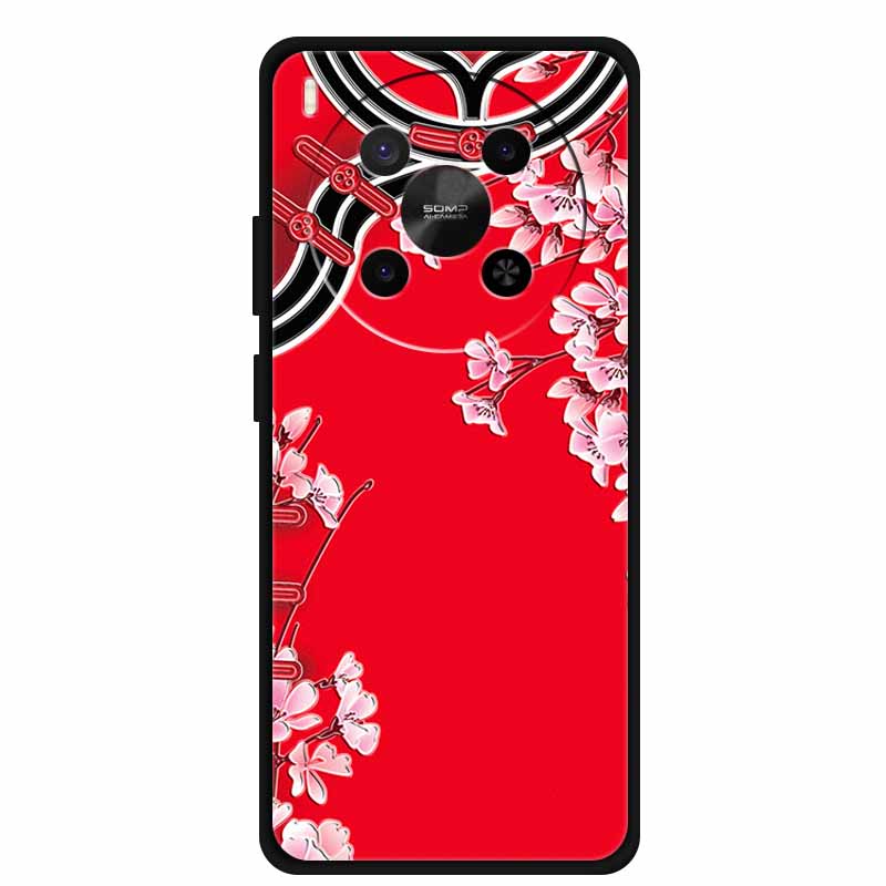 För ZTE Blade V70 Max Fodral 3D Blommigt Prägling Mjuk Silikon Telefonfodral för Nubia V70 Max Fodral Relief Blomma Skal Ny V 70 Max