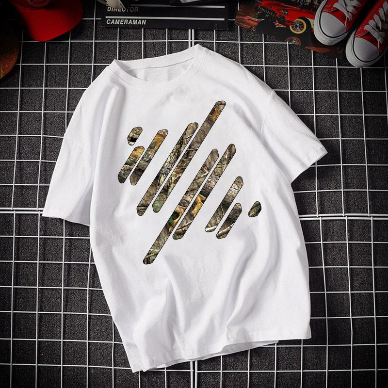 Short Sleeved Geometric Patterns Short Sleeve Fashion Printed Summer Fashion Casual Off Womens Clothing Women Women Graphics