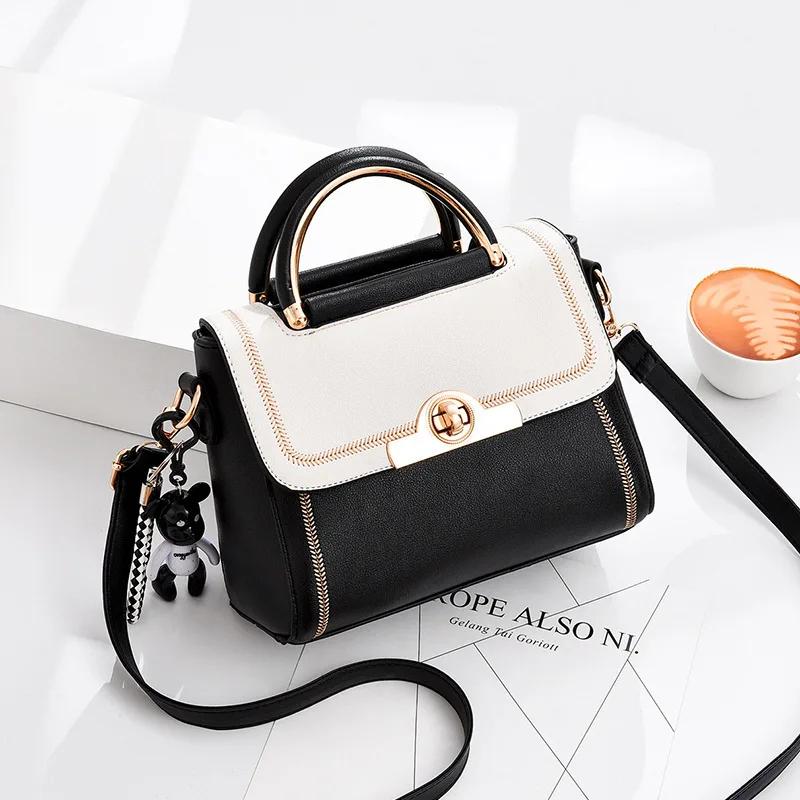 Fashi and Western Style Women's Shoulder Bag Matching Color Portable Women's Bag Bags for Women  New Luxury Handbags