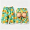 Fun and Quirky Fruit-themed Swim Trunks for Men 3D Print Fake Buttock Pattern Beach Party Board Shorts Novel Boyfriend Husband
