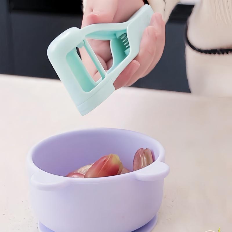 1 Pc Of Stainless Steel Fruit And Vegetable Slicer, Tomato Cutter, Kitchen Salad Fruit And Vegetable Cutting Tool, Grape Slicer