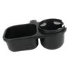 2 In 1 Stroller Snack Holder Universal Stroller Snack Catcher for Children Travel Daily Life Black
